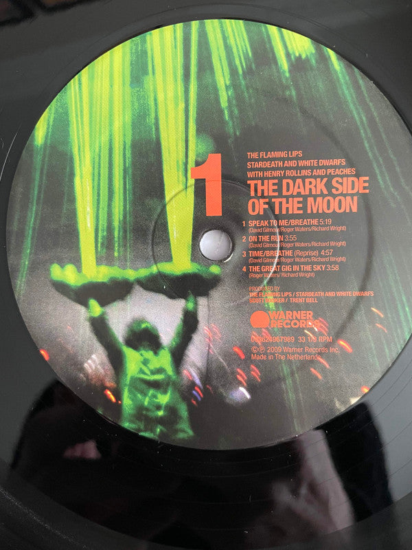 The Flaming Lips, Stardeath And White Dwarfs With Henry Rollins And Peaches : Dark Side Of The Moon (LP, Album, RP)