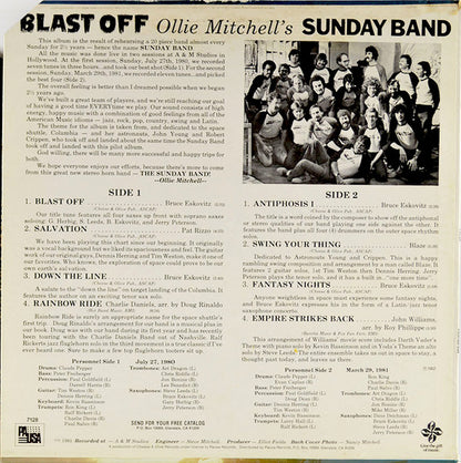 Ollie Mitchell's Sunday Band : Blast Off (LP)