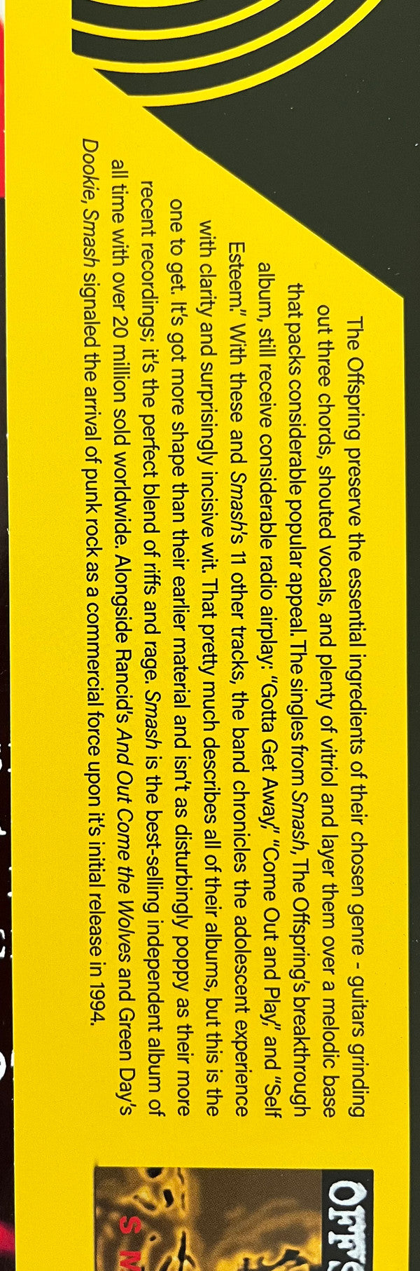 The Offspring : Smash (LP, Album, RSD, Ltd, RE, RM, RP, Cle)