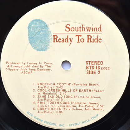 Southwind : Ready To Ride (LP, Album, Pit)