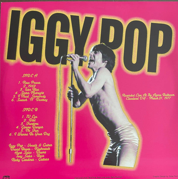 Iggy Pop : Iggy & Ziggy - Cleveland '77 (LP, Album, Ltd, RE, Sil)