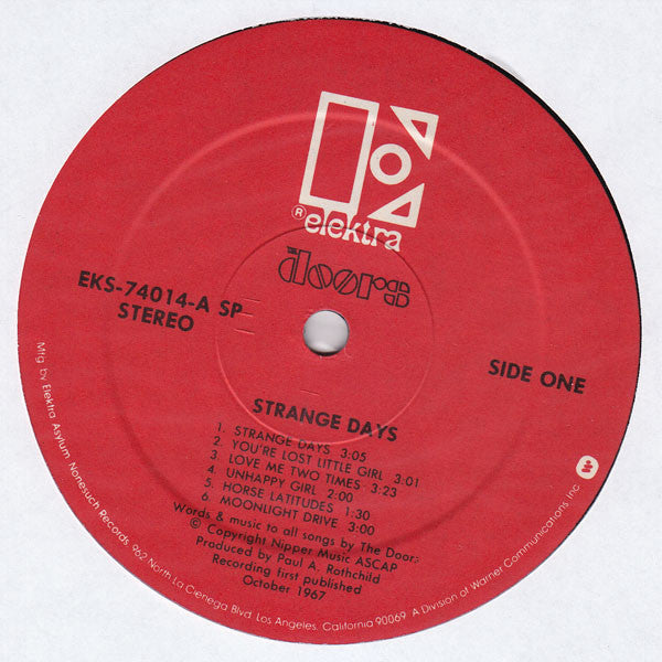 The Doors : Strange Days (LP, Album, RE)