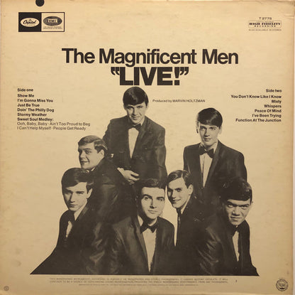 The Magnificent Men - The Magnificent Men "Live" (LP, Album, Mono)