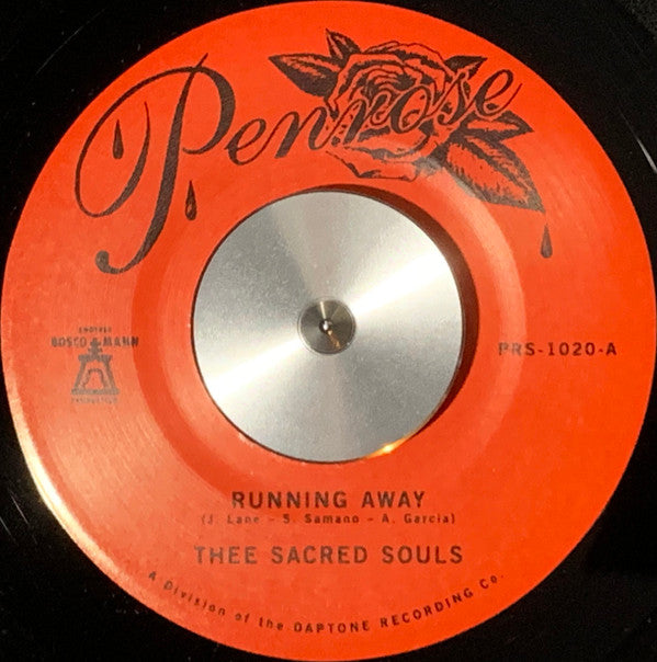 Thee Sacred Souls : Running Away (7",45 RPM)