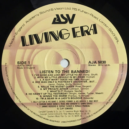 Various : Listen To The Banned (LP, Comp)