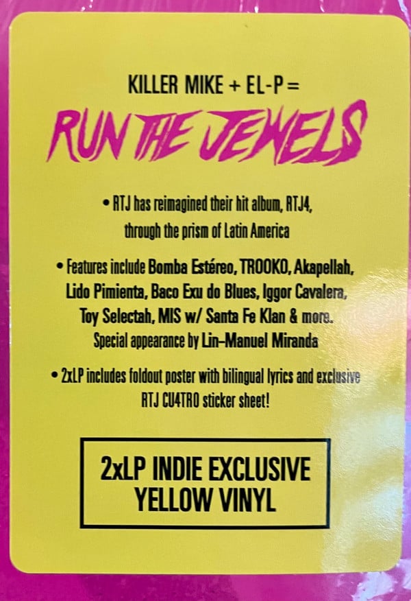 Run The Jewels : RTJ Cu4tro (2xLP, Album, Yel)