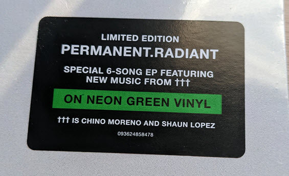 Crosses - Permanent.Radiant - Green Vinyl