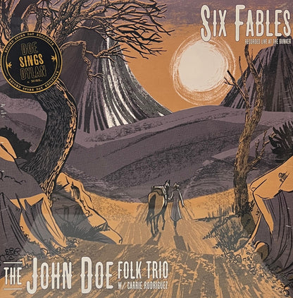 The John Doe Folk Trio W/ Carrie Rodriguez : Six Fables (Recorded At The Bunker) (12", EP, RSD)