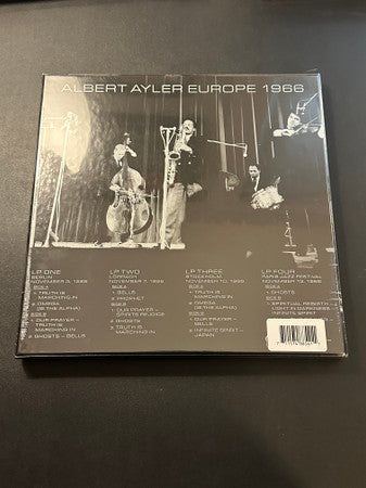 Albert Ayler : Europe 1966 (4xLP, Comp, RE + Box, RSD, Ltd)