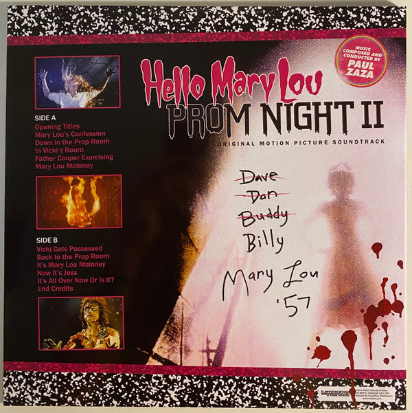 Paul Zaza : Hello Mary Lou: Prom Night II (Original Motion Picture Soundtrack) (LP, Album, RSD, Ltd, Neo)