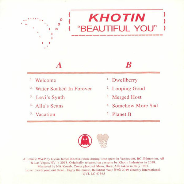 Khotin : Beautiful You (LP,Album,Limited Edition)