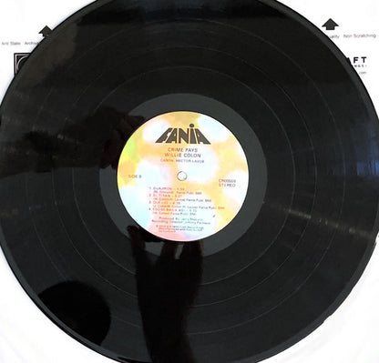 Willie Colón Canta Hector Lavoe : Crime Pays (LP,Compilation,Reissue,Stereo)