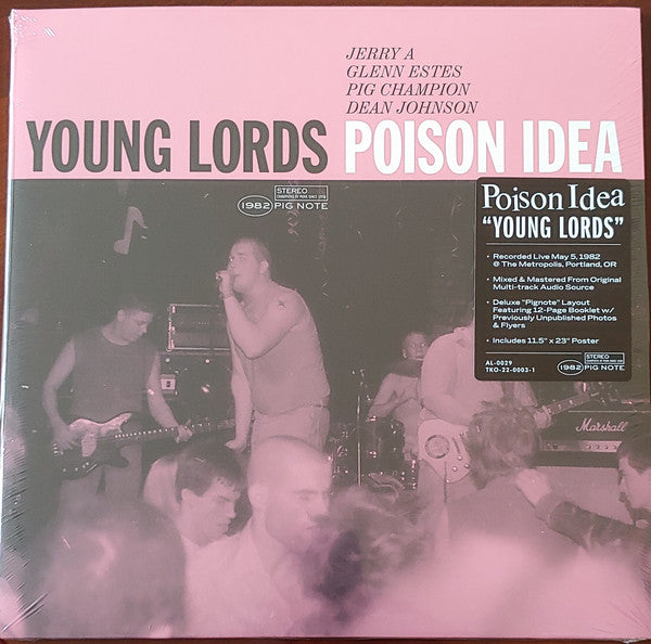 Poison Idea : Young Lords: Live At The Metropolis, 1982 (LP, Album)