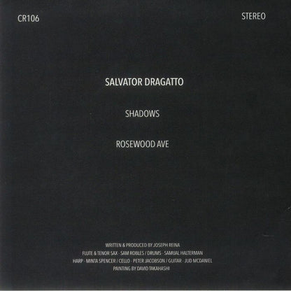 Salvator Dragatto : Shadows / Rosewood Ave (7", Single, Ltd, Cle)