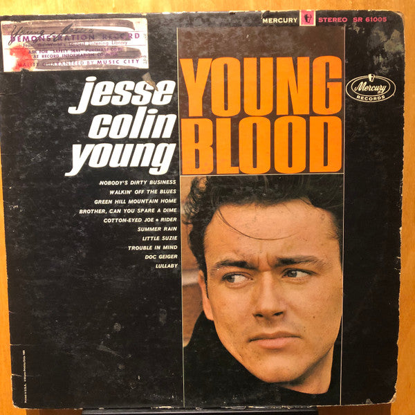 Jesse Colin Young : Young Blood (LP, Album, Promo)