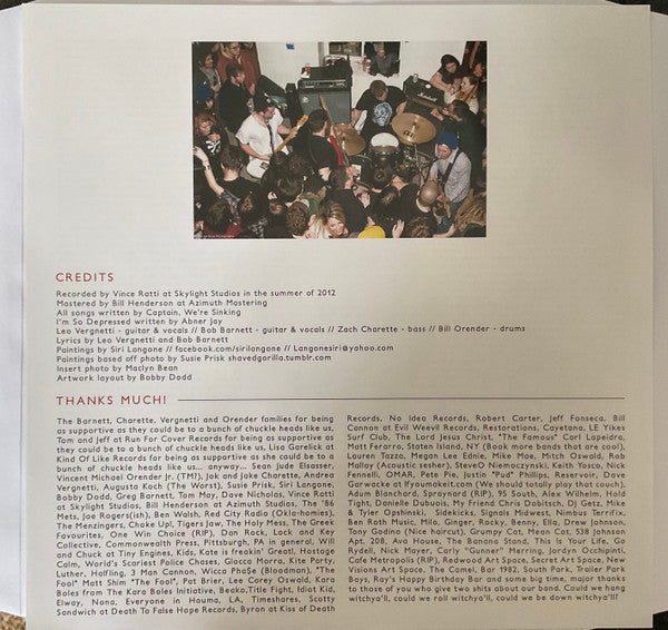 Captain, We're Sinking : The Future is Cancelled (LP, Dlx, RE, Red)