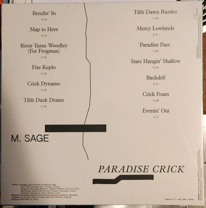Matthew Sage : Paradise Crick (LP)