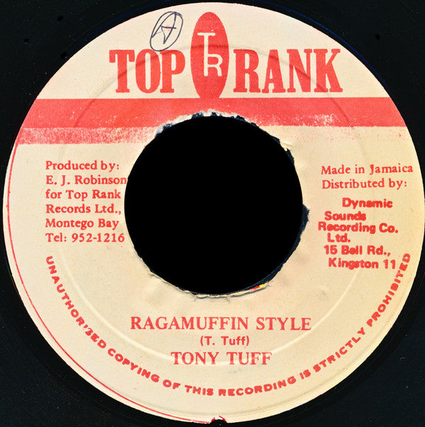 Tony Tuff : Ragamuffin Style (7")