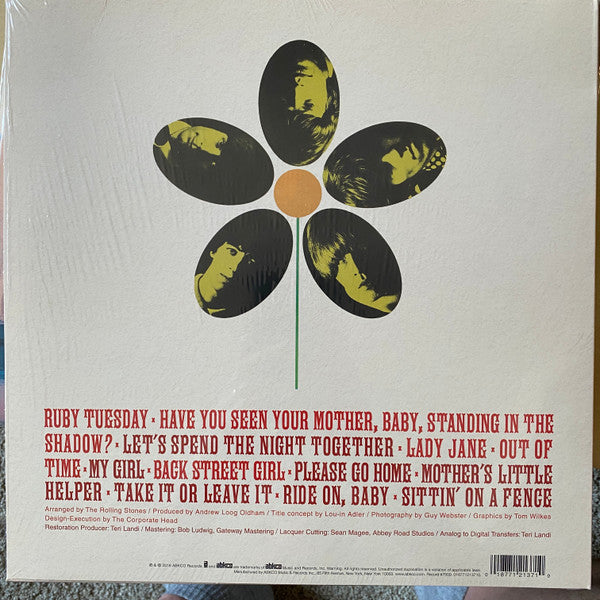 Rolling Stones, The : Flowers (LP,Compilation,Stereo)