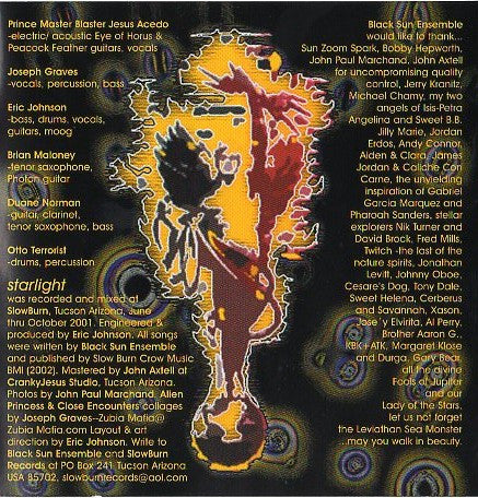 Black Sun Ensemble : Starlight (CD, Album)