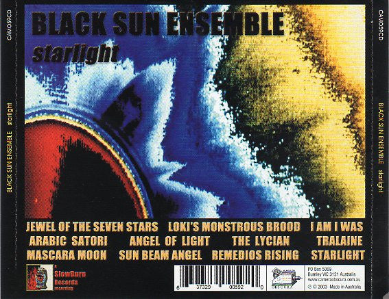 Black Sun Ensemble : Starlight (CD, Album)