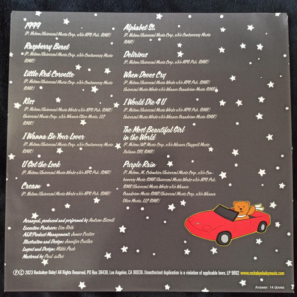 Andrew Bissell : Lullaby Renditions Of Prince (LP, Album, Pur)