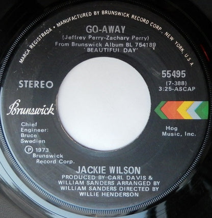 Jackie Wilson : Because Of You (7")