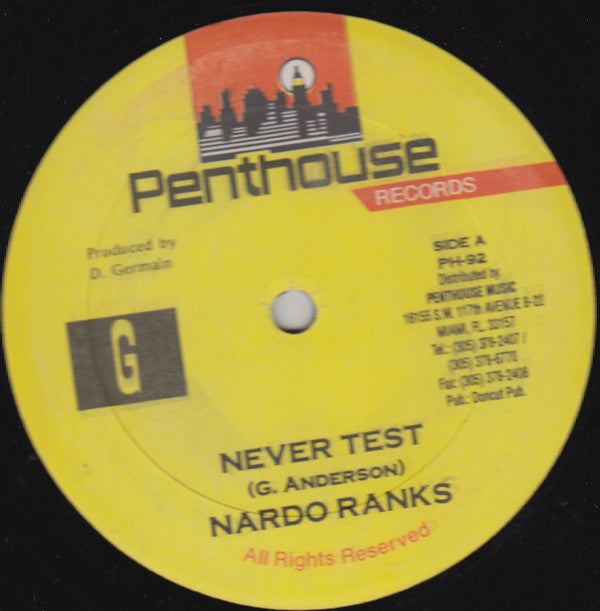 Nardo Ranks : Never Test (12")