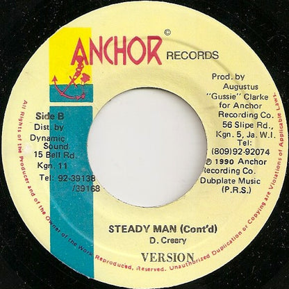 Krystal (3) & Shabba Ranks : Steady Man (7")