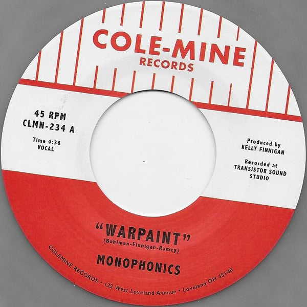Monophonics : Warpaint (7",45 RPM,Single,Limited Edition)