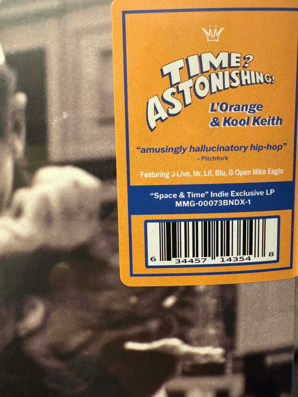 L'Orange & Kool Keith : Time? Astonishing! (LP, Album, RE, Cle)