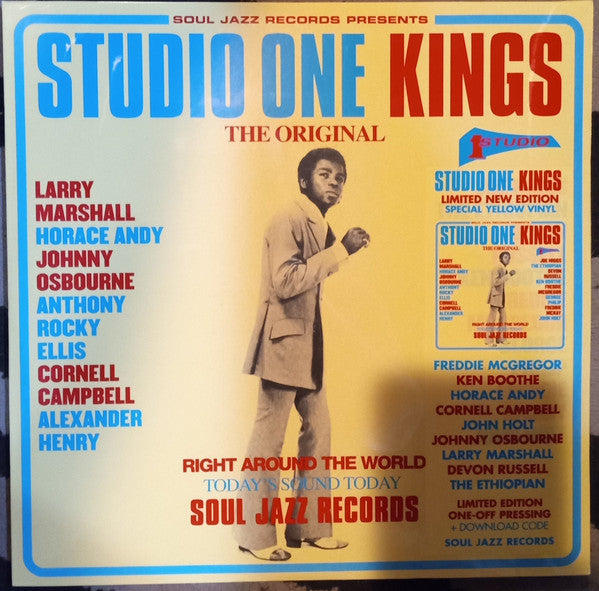 Various : Studio One Kings (2xLP, Comp, RE, Yel)