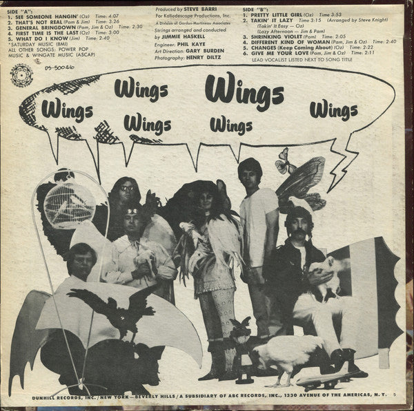 Wings (6) : Wings (LP, Album)
