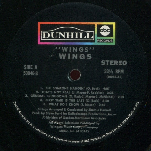 Wings (6) : Wings (LP, Album)