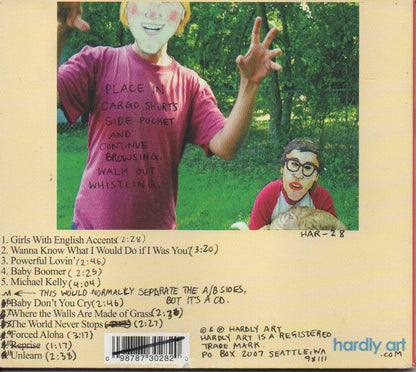Fergus & Geronimo : Unlearn. (CD, Album)