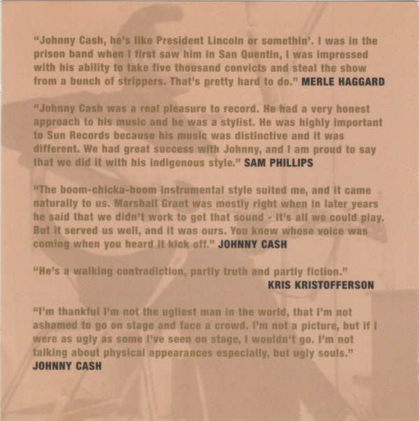 Johnny Cash : I Walk The Line (16 Original Recordings) (CD, Comp)
