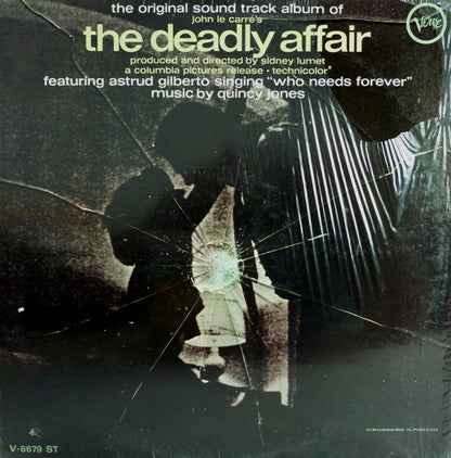 Quincy Jones : The Deadly Affair (The Original Sound Track Album) (LP, Album, Mono)