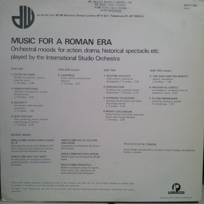 The International Studio Orchestra : Music For A Roman Era (LP)