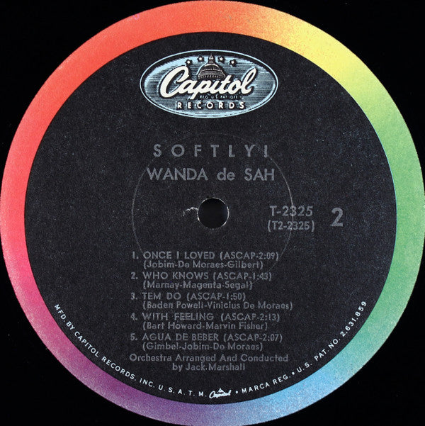 Wanda Sá : Softly (LP, Mono)