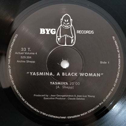 Archie Shepp : Yasmina, A Black Woman (LP, Album, RE, 180)