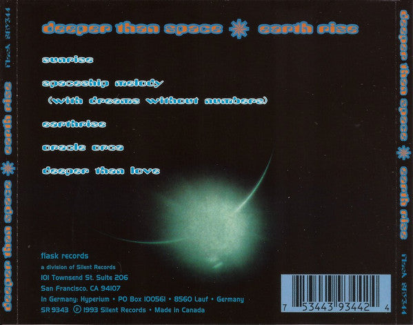 Deeper Than Space : Earth Rise (CD, Album)