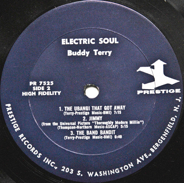 Buddy Terry : Electric Soul (LP, Album, Mono)