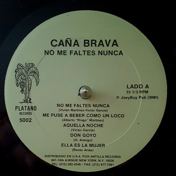 Caña Brava : No Me Faltes Nunca (LP, Album)
