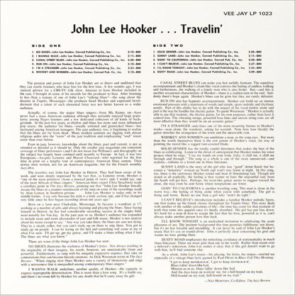 John Lee Hooker : Travelin' (LP, Album, RE)
