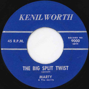 Marty (36) & The Merits : The Big Split Twist / Hey, Let's Twist (7", Single)