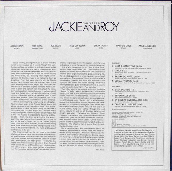 Jackie & Roy : Star Sounds (LP, Album)