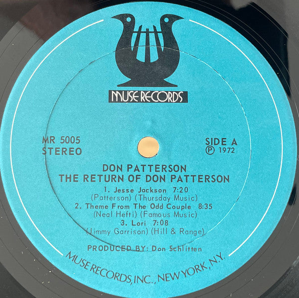 Don Patterson : The Return Of Don Patterson (LP, Album)
