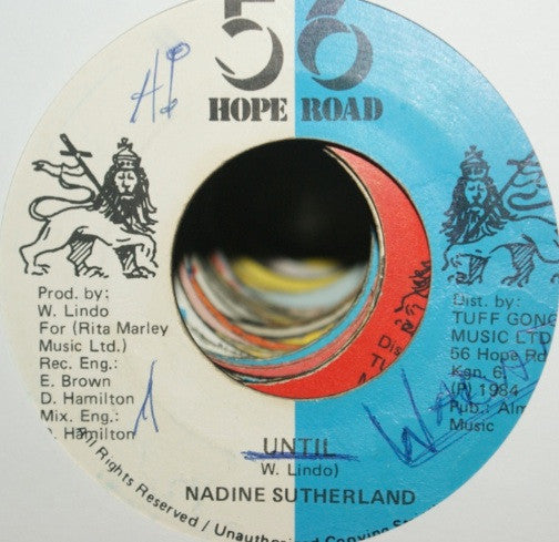 Nadine Sutherland : Until (7")