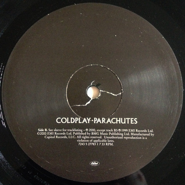 Vinile Coldplay - Parachutes