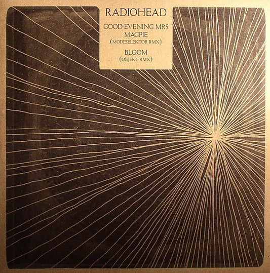 Radiohead : Good Evening Mrs Magpie (Modeselektor RMX) / Bloom (Objekt RMX) (12", 180)